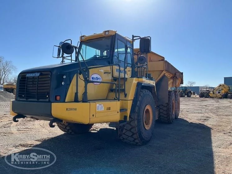 Used Komatsu Dump truck in yard
